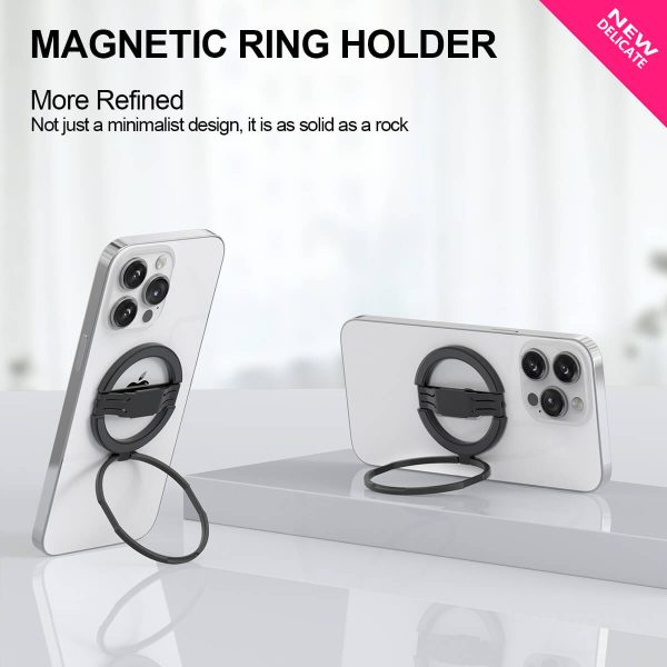 Silicone Finger Strap Ring For Magsafe Magnetic Ring Phone Holder For Mobile Phone Ring Holder Stand-05