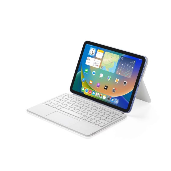 2022 iPad 10th Generation 10.9-inch Reversible Magic Control with Touch Backlight Bluetooth Keyboard Case-11