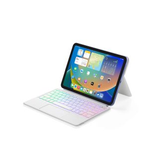 2022 iPad 10th Generation 10.9-inch Reversible Magic Control with Touch Backlight Bluetooth Keyboard Case-12