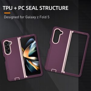 Samsung GalaxyZ Fold5 folding screen all-inclusive stand mobile phone case hot-selling anti-fall mobile phone case-03