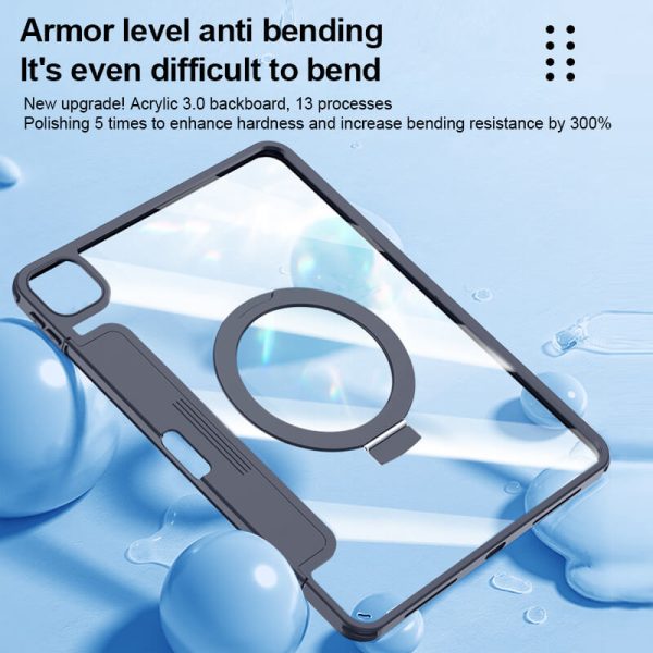 Suitable for air10.9 inch anti-drop pen slot protective case 720° rotating bracket air5 protective cover 11 inch anti-drop pen slot-002