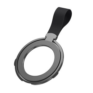 Magsafe magnetic mobile phone ring silicone lanyard desktop stand metal material ultra-thin-4