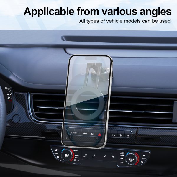 Cross-scenario application of 360-degree rotating two-in-one adhesive biaxial vehicle car mount