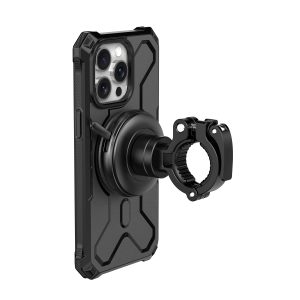 JK-QG607 Multifunctional Cycling Mount with Magnetic Connection, Compatible with 15 Pro & 15 Pro Max Phone Cases