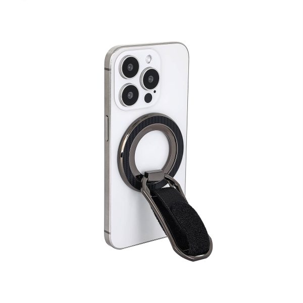 New Magnetic Phone Holder Ultra Thin Folding Desktop Rotating Silicone Hanging Strap Finger Ring Buckle Phone Holder