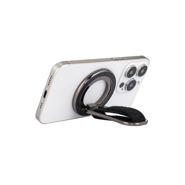 New Magnetic Phone Holder Ultra Thin Folding Desktop Rotating Silicone Hanging Strap Finger Ring Buckle Phone Holder - Image 3
