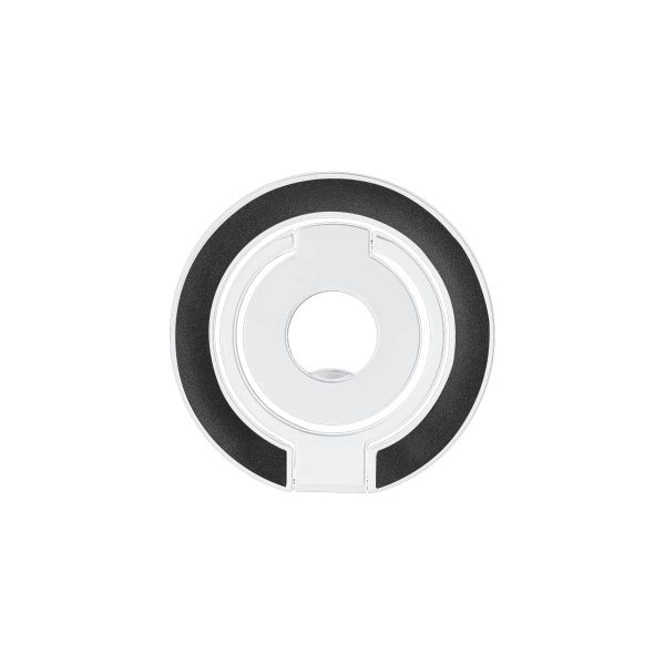 Mini Magnetic Metal Phone Ring Holder Stand – Adjustable & Portable Grip for All Smartphones White Color - Image 2