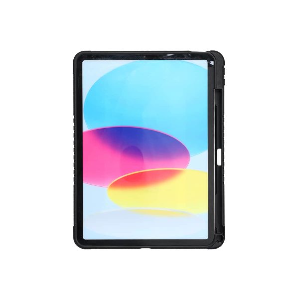 Shockproof Transparent iPad Pro 11 Inch Case with Pencil Holder & 360° Rotating Kickstand | Auto Sleep/Wake Magnetic Cover Black Color - Image 3