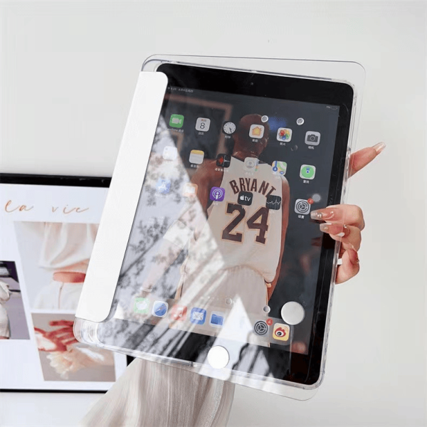 Crystal Clear Acrylic iPad Case with Smart Wake/Sleep – Slim Protective Shell for iPad 10.2" & iPad Air 5 (10.9") - Image 2