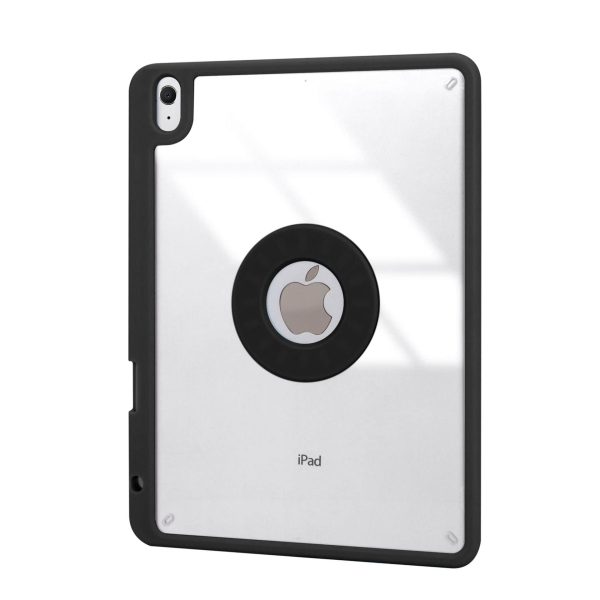 iPad Air 5 & iPad Pro 11 2022 Transparent Acrylic Case with Detachable Back Stand & Bluetooth Keyboard – Ultra Slim Protective Cover Black Color - Image 5