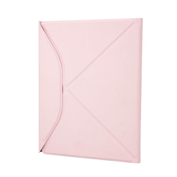 iPad Air 5 & iPad Pro 11 2022 Transparent Acrylic Case with Detachable Back Stand & Bluetooth Keyboard – Ultra Slim Protective Cover Pink Color - Image 4