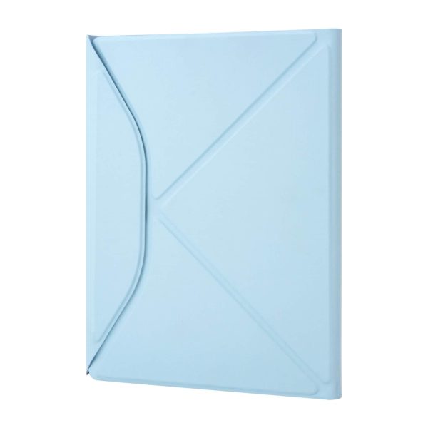 iPad Air 5 & iPad Pro 11 2022 Transparent Acrylic Case with Detachable Back Stand & Bluetooth Keyboard – Ultra Slim Protective Cover Blue Color - Image 4