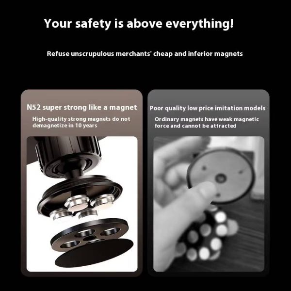 Magnetic Phone Holder for Treadmill - 360° Rotating Gym Wall Mount & Exercise Bike Clip-On Stand | Universal Shockproof Phone Mount - Image 3