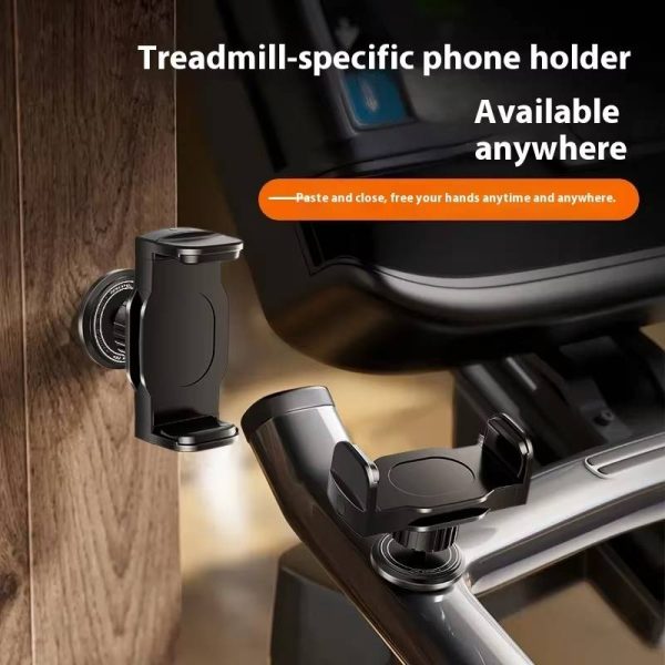 Magnetic Phone Holder for Treadmill - 360° Rotating Gym Wall Mount & Exercise Bike Clip-On Stand | Universal Shockproof Phone Mount - Image 4