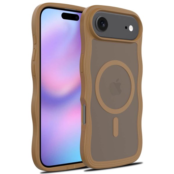 iPhone 17/16/15 Pro Case - Shockproof Wave Design Magnetic Skin-Feel Cover | Slim Protective Case for Apple iPhone 15 16 17 Pro - Image 2