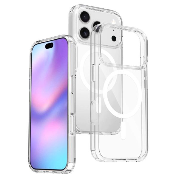 iPhone 17 Pro Max/16 Pro Max Magnetic Case - Shockproof Clear Hard Cover with Air Cushion Technology | Compatible with MagSafe - Image 6