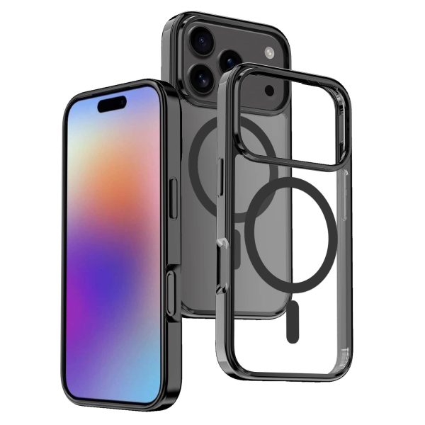 iPhone 17 Pro Max/16 Pro Max Magnetic Case - Shockproof Clear Hard Cover with Air Cushion Technology | Compatible with MagSafe - Image 5