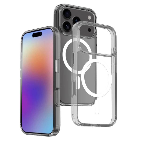 iPhone 17 Pro Max/16 Pro Max Magnetic Case - Shockproof Clear Hard Cover with Air Cushion Technology | Compatible with MagSafe - Image 3