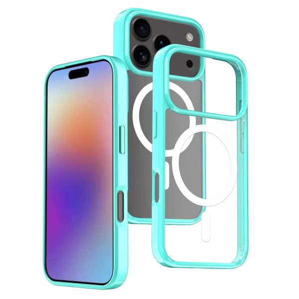 iPhone 17 Pro Max/16 Pro Max Magnetic Case - Shockproof Clear Hard Cover with Air Cushion Technology | Compatible with MagSafe - Image 2