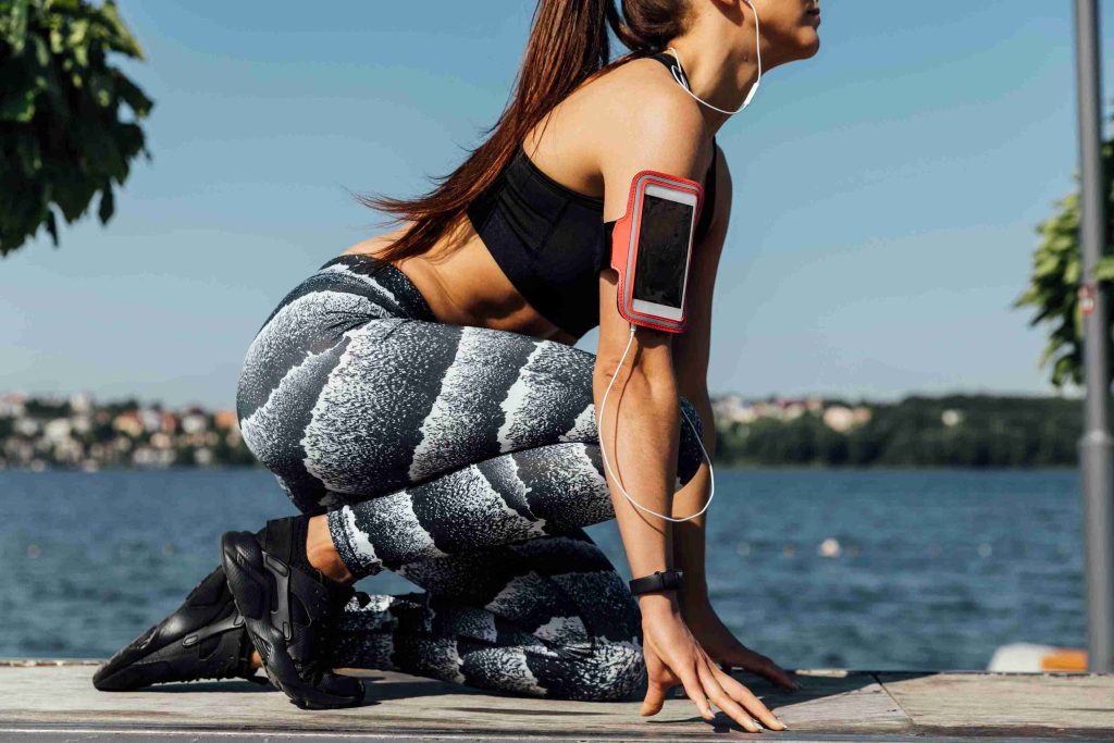 sports arm strap phone holder