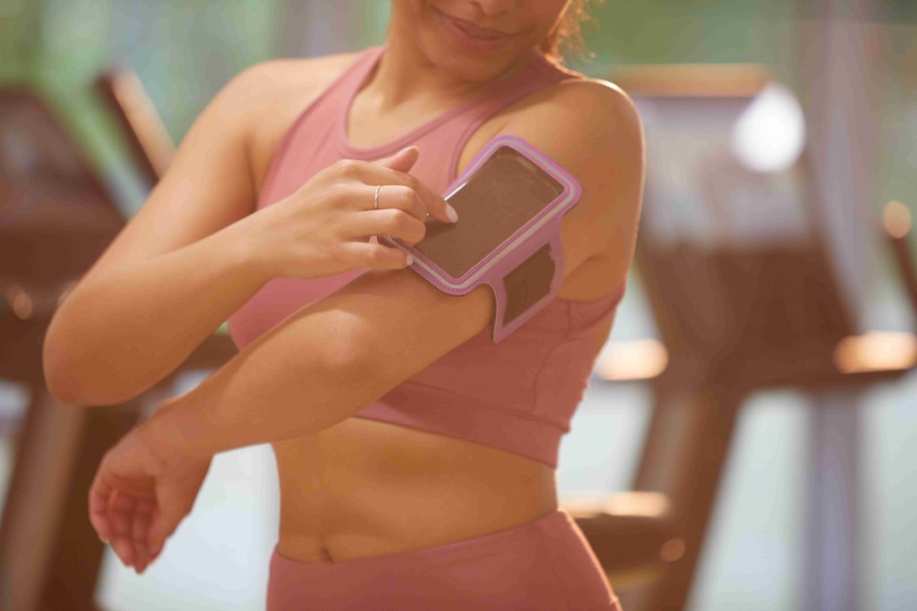 sports arm strap phone holder