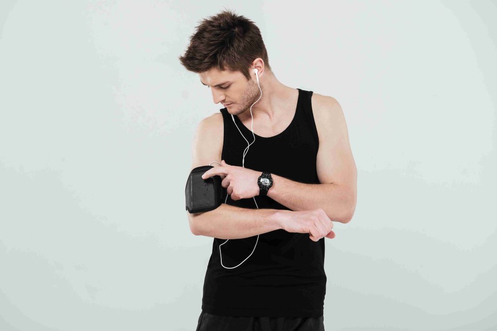 Sports-Ready Arm Stop Phone Holder