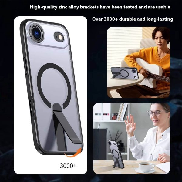 iPhone 17/16 Pro Case - Magnetic Vertical Stand Ring & Shockproof Cover | Ultra Slim Protective Shell with Military-Grade Drop Protection - Image 4
