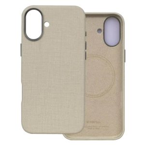 iPhone 16 Pro Max Leather Case - Magnetic Zen Texture Genuine Leather Cover | Shockproof Protective Case for iPhone 15/16 Pro Max