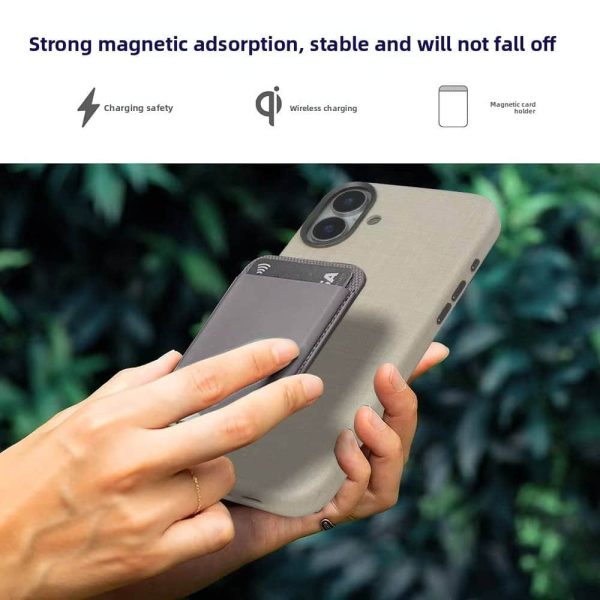 iPhone 16 Pro Max Leather Case - Magnetic Zen Texture Genuine Leather Cover | Shockproof Protective Case for iPhone 15/16 Pro Max - Image 6