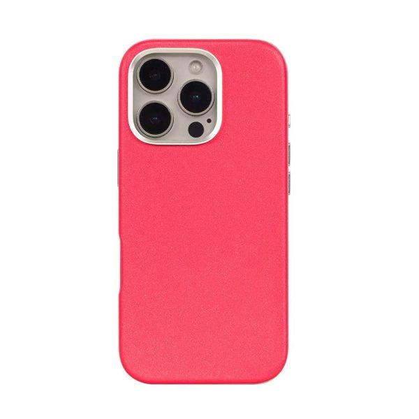 iPhone 16 Pro Max Leather Case - Magnetic Stardust Pattern Genuine Leather Cover | Handcrafted Premium Protection for iPhone 15/16 Series
