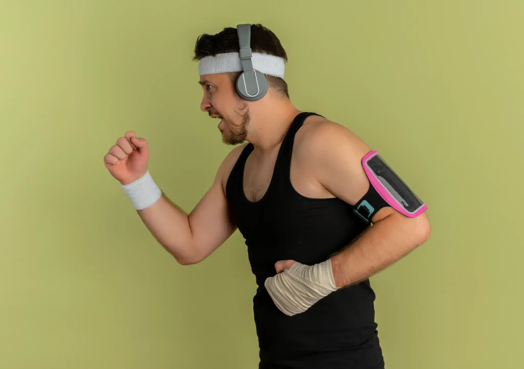 sports arm strap phone holder