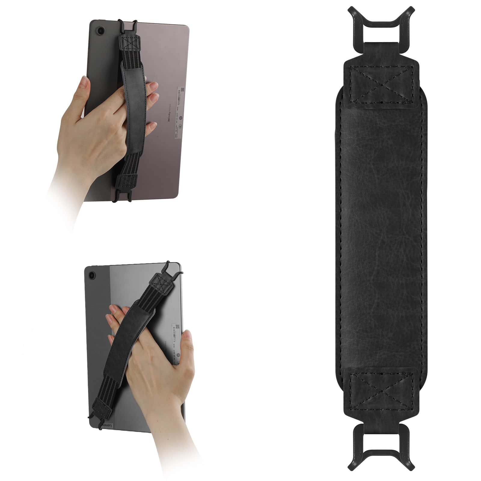 6-11 Inch Universal Tablet Case - PU Leather Stand Cover with Hand Strap & Kickstand | Shockproof E-Reader & iPad Case (Fit Kindle/Fire/iPad Mini)