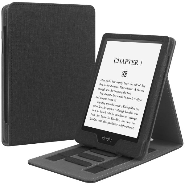 Kindle Paperwhite 1/2/3/4/5 Case (2022 Model) - Dual Hand Grip & Front Stand Cover | Auto Wake/Sleep Protective Sleeve - Image 5