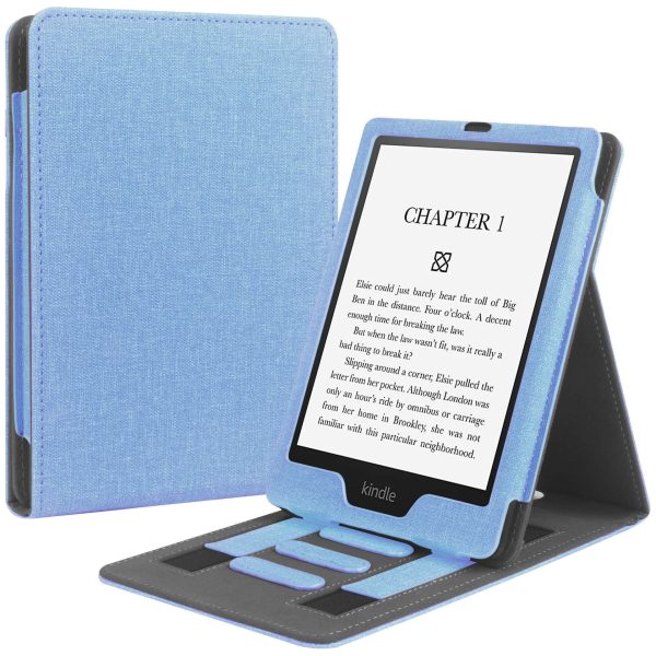 Kindle Paperwhite 1/2/3/4/5 Case (2022 Model) - Dual Hand Grip & Front Stand Cover | Auto Wake/Sleep Protective Sleeve - Image 3