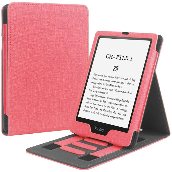 Kindle Paperwhite 1/2/3/4/5 Case (2022 Model) - Dual Hand Grip & Front Stand Cover | Auto Wake/Sleep Protective Sleeve - Image 6
