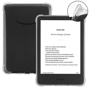 Amazon Kindle 2022 Case - Shockproof Transparent Cover with 4 Corner Air Cushions | Slim Protective Case for 6-8" E-Reader