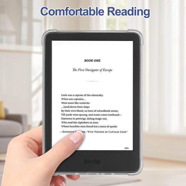 Amazon Kindle 2022 Case - Shockproof Transparent Cover with 4 Corner Air Cushions | Slim Protective Case for 6-8" E-Reader - Image 7