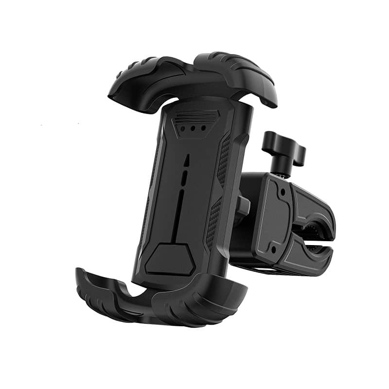 New Bike Phone Mount - Shockproof Motorcycle & E-Bike Handlebar Holder for Food Delivery & GPS Navigation | Universal Anti-Vibration Phone Stand