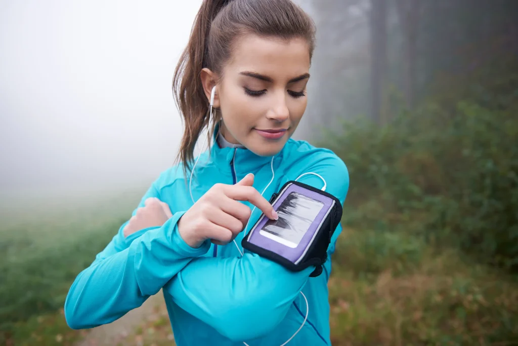 sports arm strap phone holder