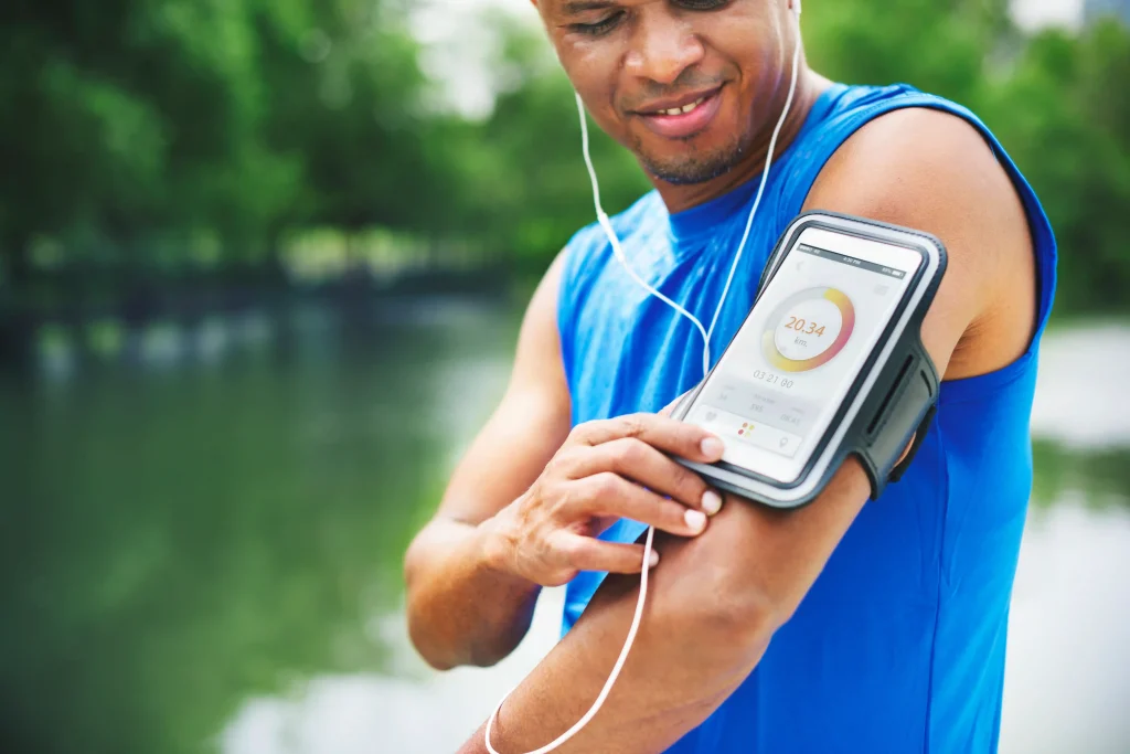 sports arm strap phone holder
