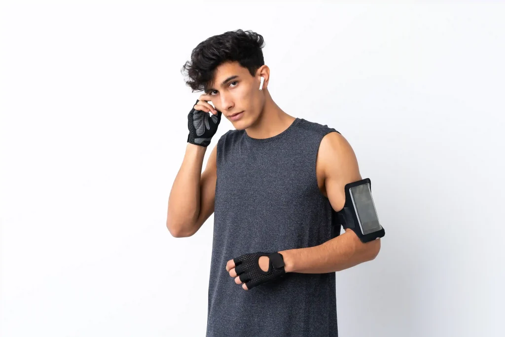 sports arm strap phone holder