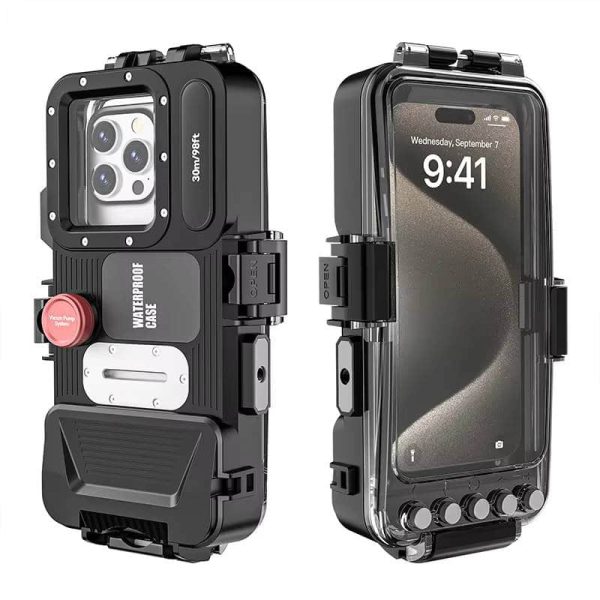 2nd Gen Bluetooth Waterproof Phone Case - Universal Deep Diving Cover for Apple, Samsung, Huawei & More | IP68 Rated Rugged Case - Image 5
