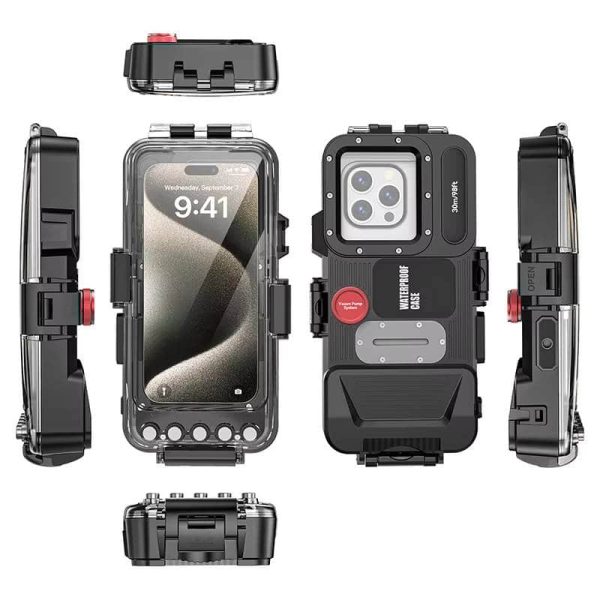 2nd Gen Bluetooth Waterproof Phone Case - Universal Deep Diving Cover for Apple, Samsung, Huawei & More | IP68 Rated Rugged Case - Image 3