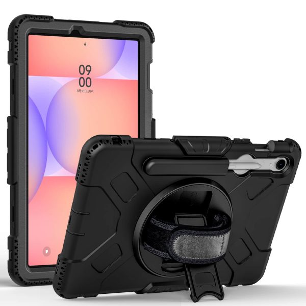 Rugged Tablet case for Samsung Galaxy Tab S10 lite 2025 Built in Shoulder Strap 360 Rotate Stand on Back - Image 4