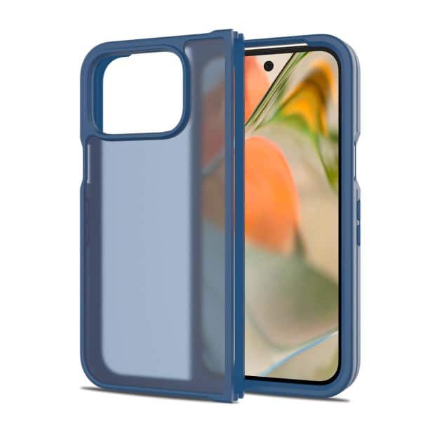 Google Pixel 9 Pro Fold Case - Frosted Magnetic Skin-Feel Cover | Semi-Translucent Shockproof Case with MagSafe Compatible Hinge Protection - Image 3