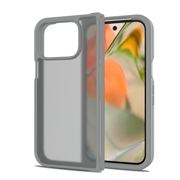 Google Pixel 9 Pro Fold Case - Frosted Magnetic Skin-Feel Cover | Semi-Translucent Shockproof Case with MagSafe Compatible Hinge Protection - Image 4