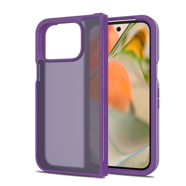 Google Pixel 9 Pro Fold Case - Frosted Magnetic Skin-Feel Cover | Semi-Translucent Shockproof Case with MagSafe Compatible Hinge Protection - Image 6