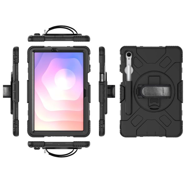 Tablet Case for Samsung Tab S11 (2025) 11 Inch Hand Shoulder Strap PC Silicone Shockproof Hybrid Heavy Duty Cover - Image 5