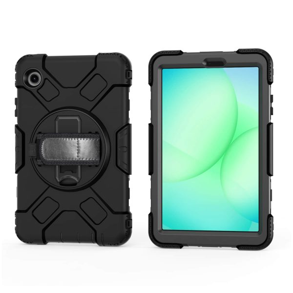 Samsung Galaxy Tab A11 8.7'' 2025 Case - Shockproof Rugged Silicone Cover with 360° Kickstand & Detachable Shoulder Strap - Image 4