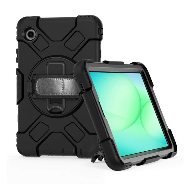 Samsung Galaxy Tab A11 8.7'' 2025 Case - Shockproof Rugged Silicone Cover with 360° Kickstand & Detachable Shoulder Strap - Image 3